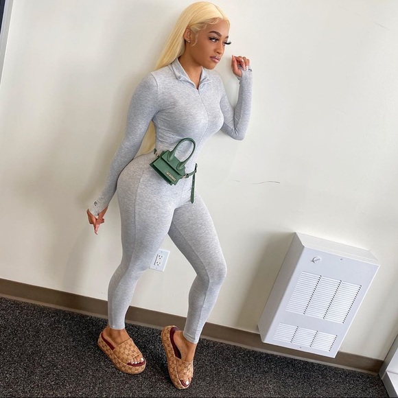 Lucky Label Make a Wish White Ribbed Jumpsuit - Picture 13 of 14